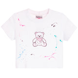 Bandana Teddy Short Sleeve Splatter Tee