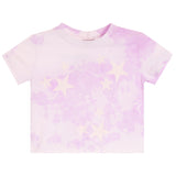 Tie Dye Short Sleeve Tee With Stars