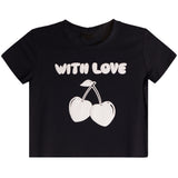 Love Cherry Crop Tee - Denny's