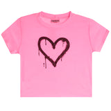 Drippy Heart Tee - Denny's