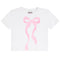 Pink Gingham Bow Short Sleeve Tee - Denny's