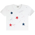 Americana Stars And Splatter Tee - Denny's