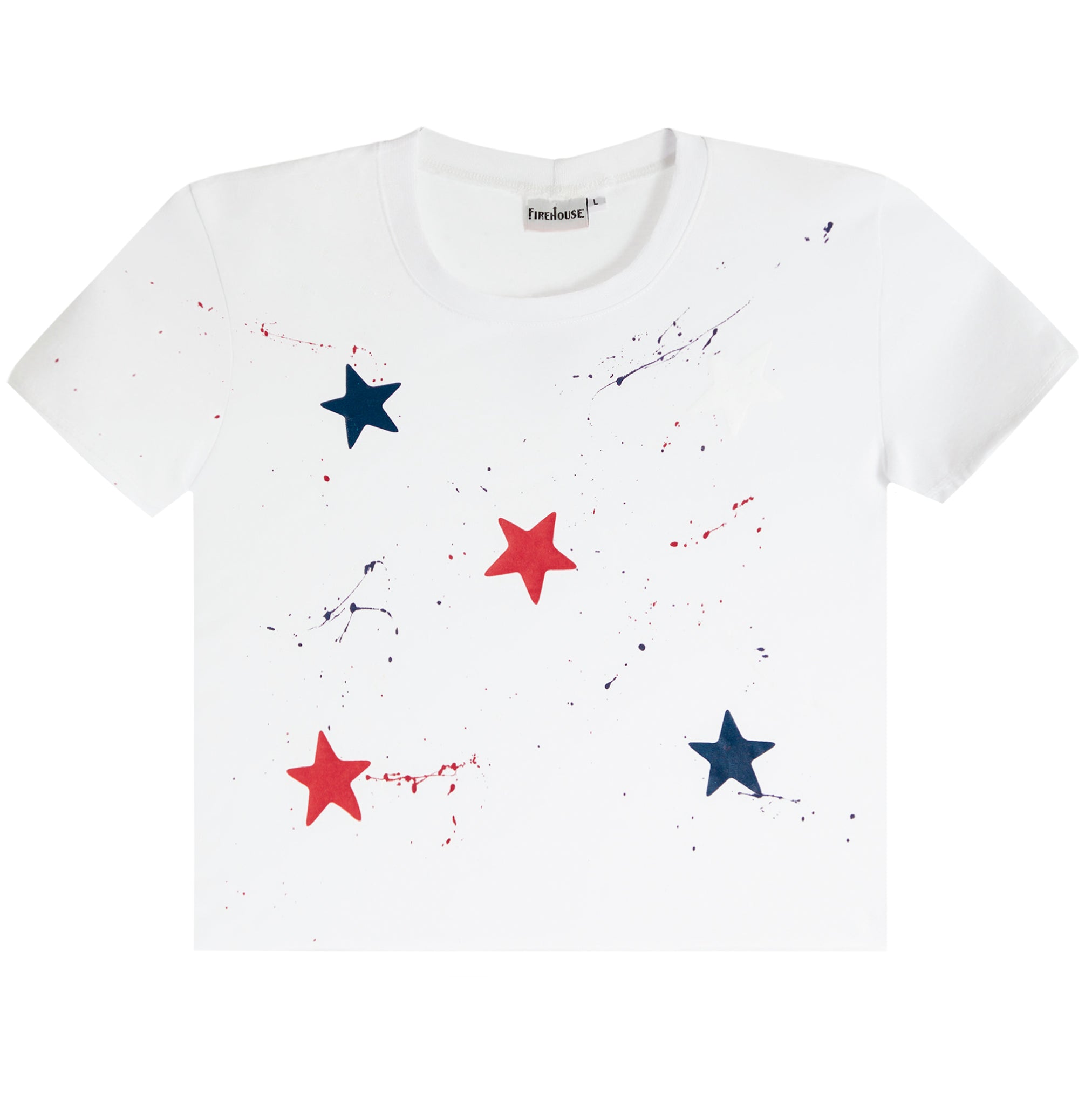 Americana Stars And Splatter Tee - Denny's