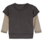 2fer Stripe Sleeve Sweatshirt - Denny's