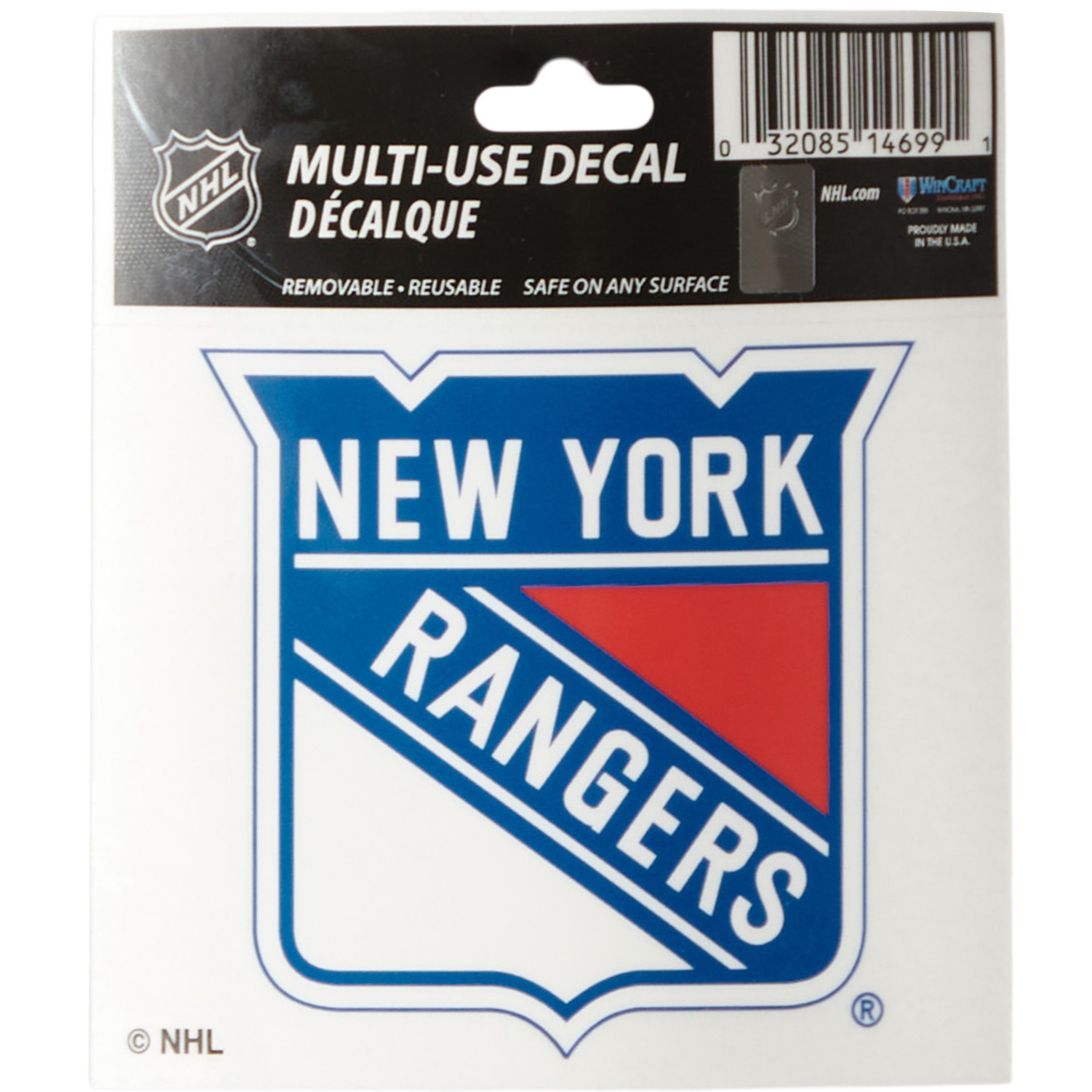 New York Rangers Multi-Use Decal 3x4 - Denny's