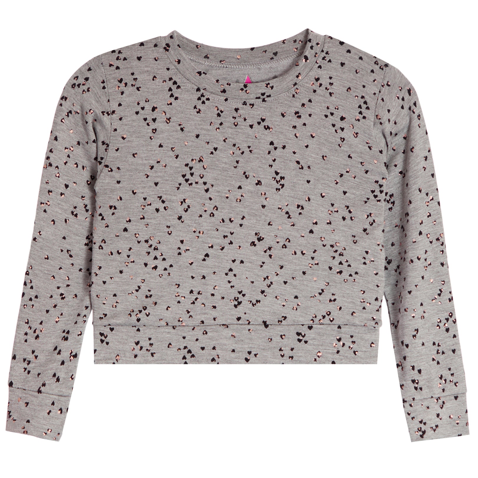 Allover Leopard Heart Sweatshirt - Denny's
