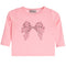 Long Sleeve With Pink And Black Bow - Denny's