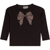 Copper & Silver Bow Long Sleeve Shirt