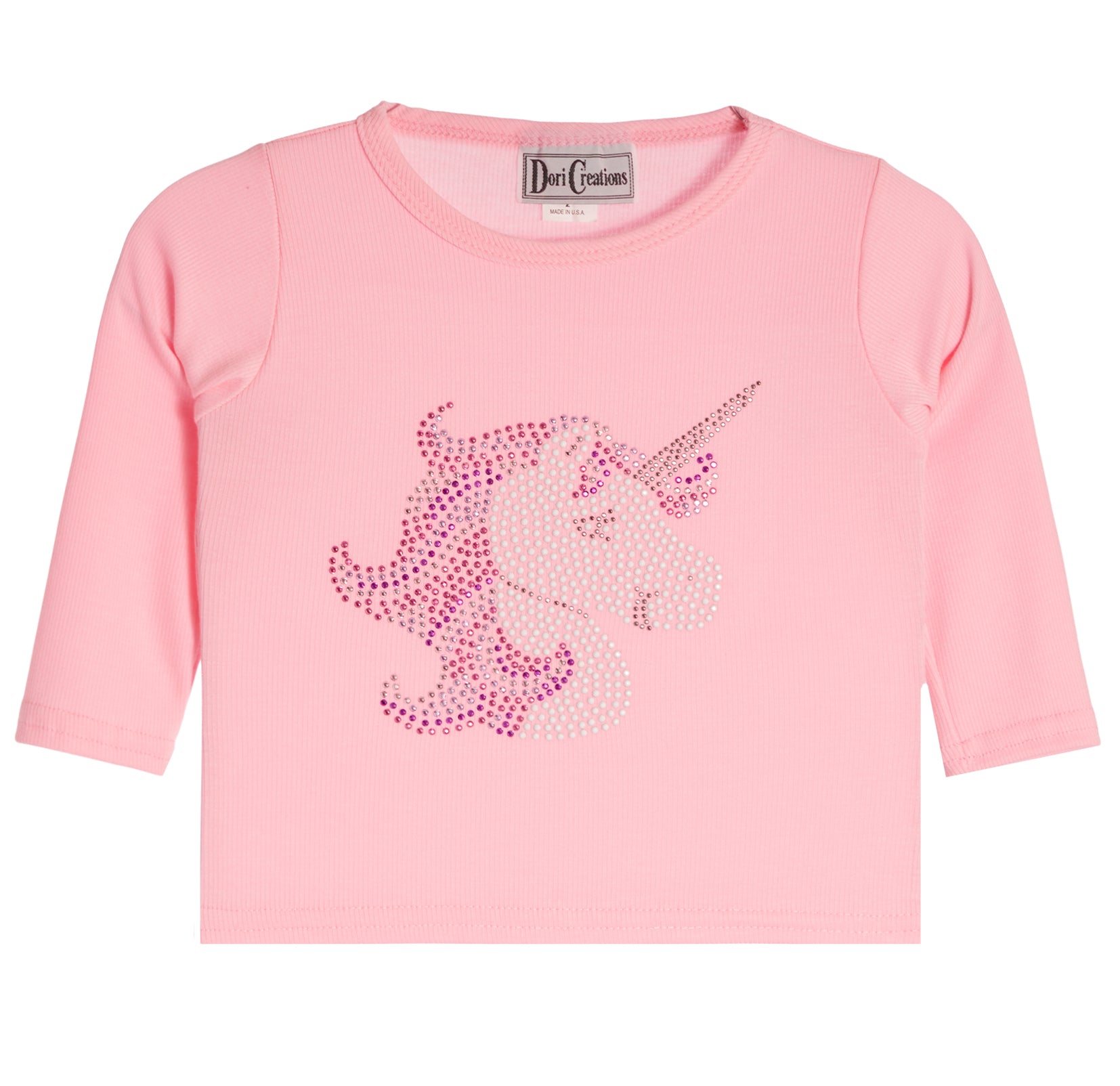 Long Sleeve Tee With Unicorn - Denny's