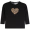 Leopard Heart Long Sleeve Shirt - Denny's