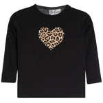 Leopard Heart Long Sleeve Shirt - Denny's