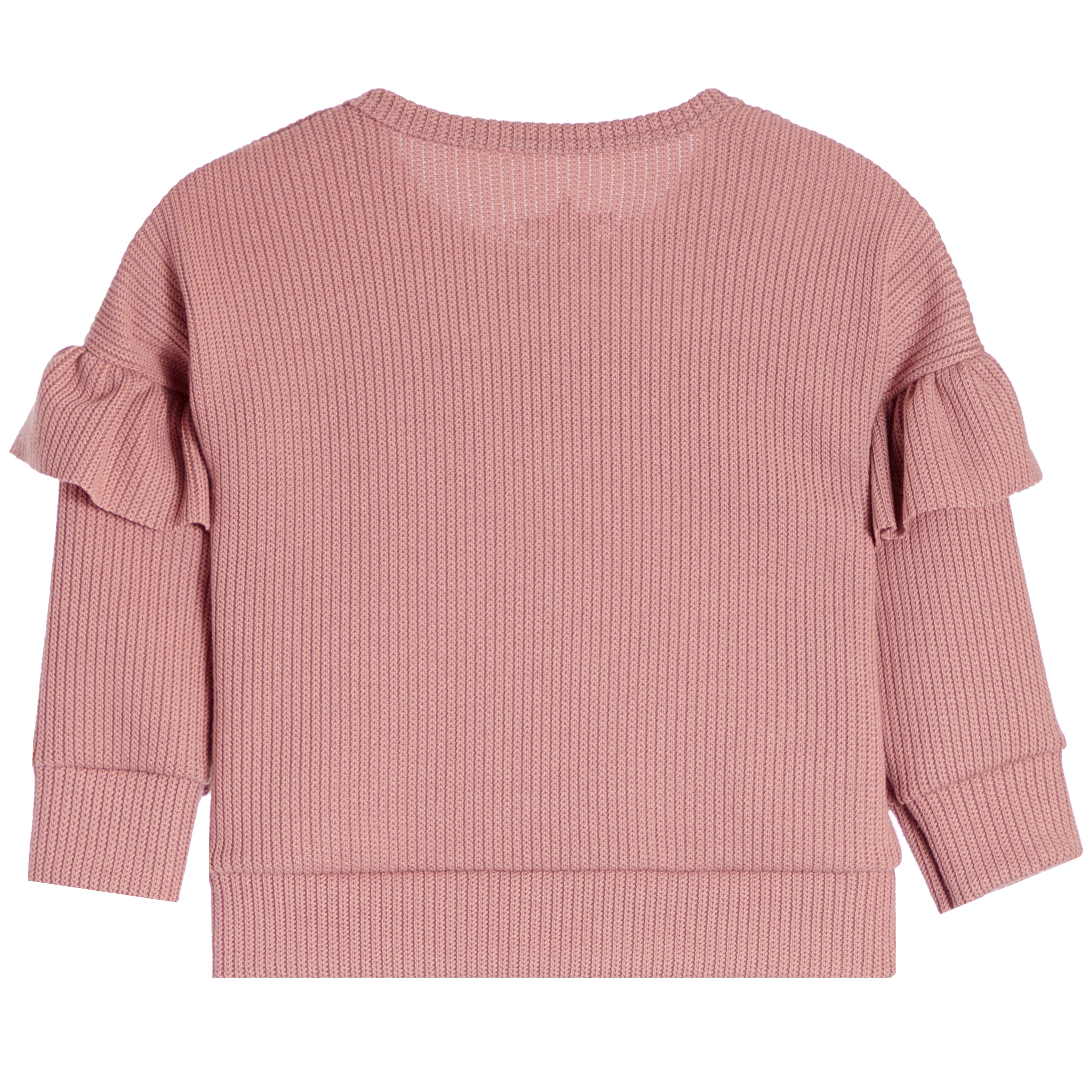 Drop Shoulder Ruffle Sweatshirt - Denny's