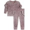 2pc Ruffle Velour Jog Set - Denny's