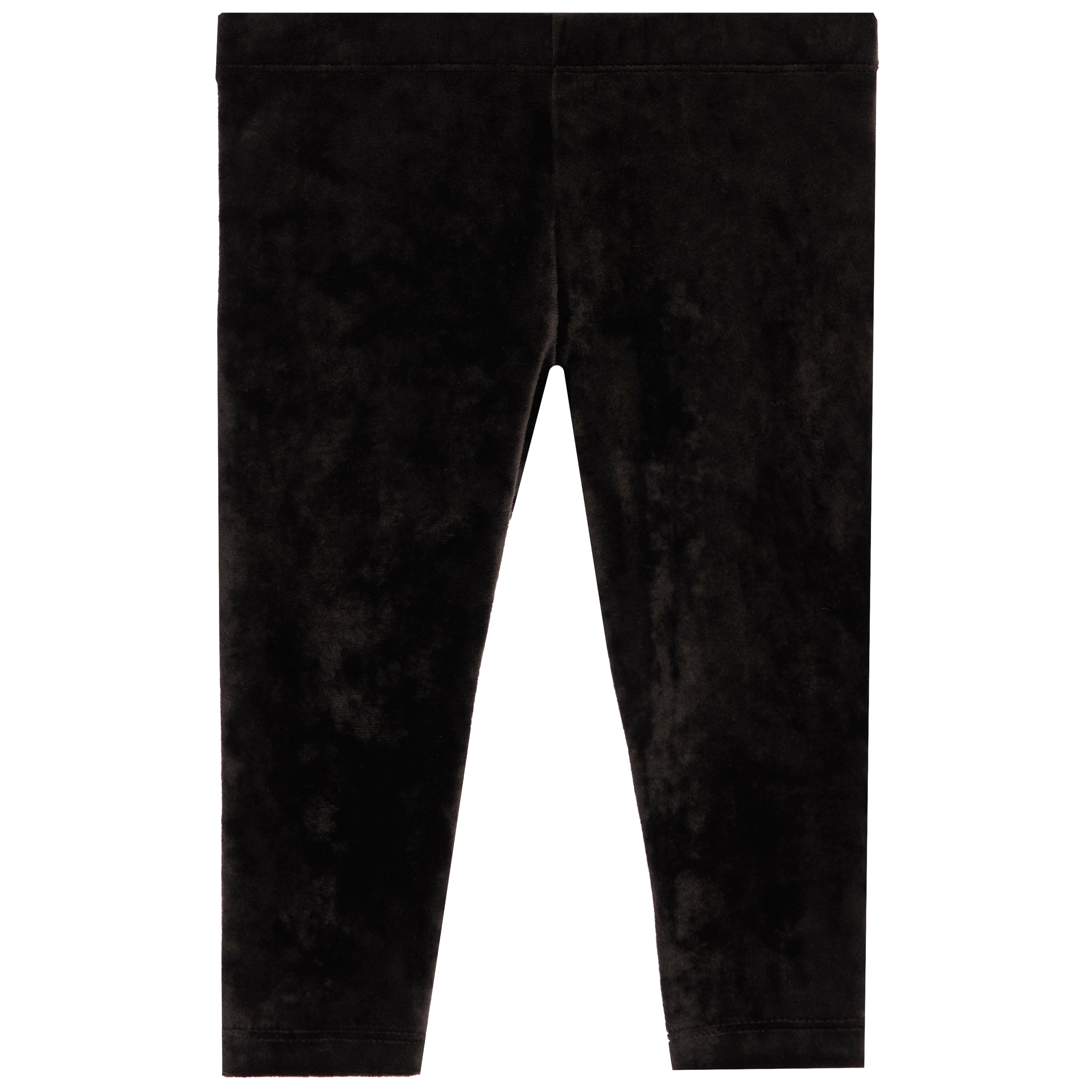 2pc Drop Shoulder Velour Heart Legging Set - Denny's