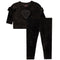 2pc Drop Shoulder Velour Heart Legging Set - Denny's