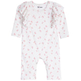 Ribbed Bow Ruffle Shoulder Coverall - Denny's