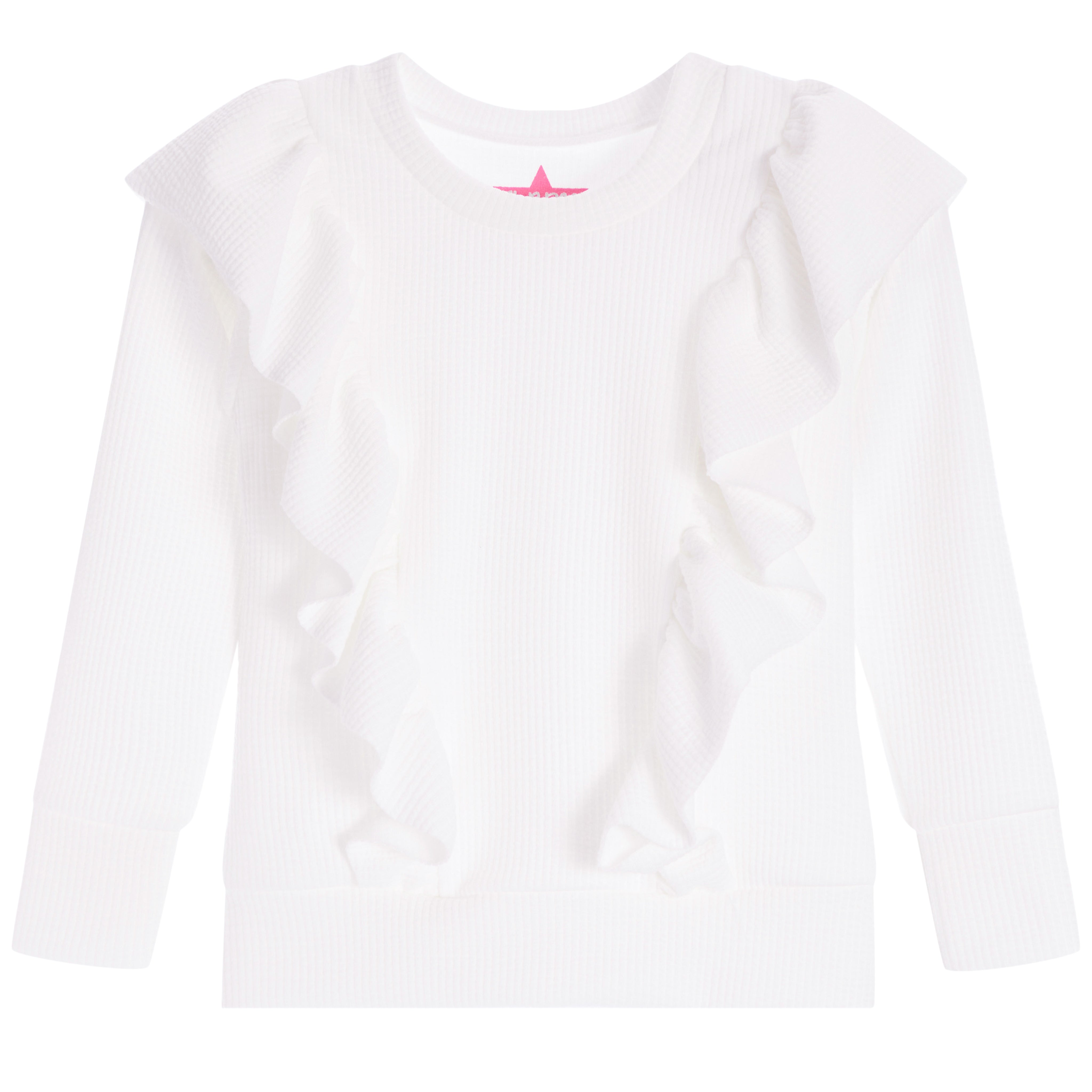 Ruffle Knit Front and BackTop - Denny's