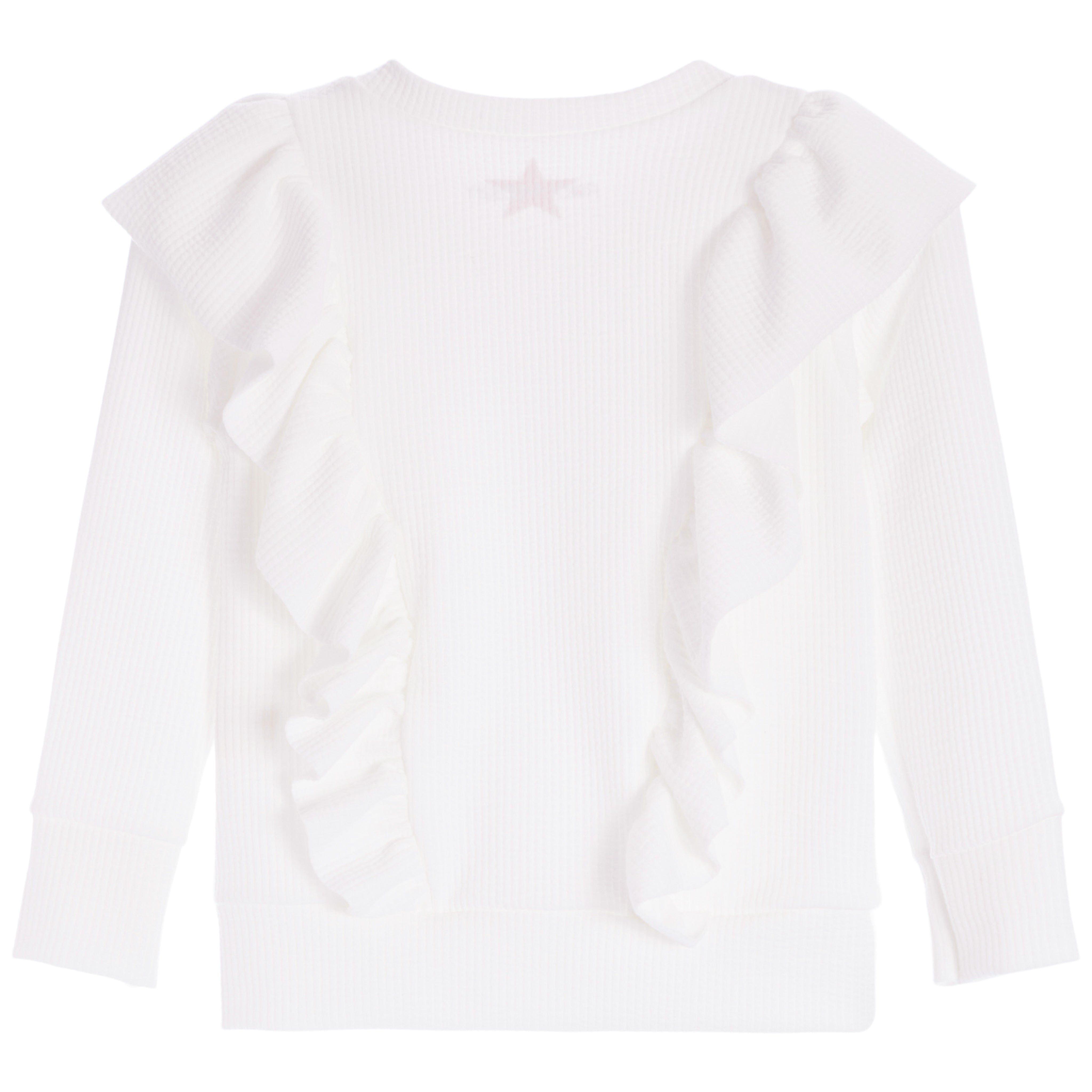 Diagonal Ruffle Front Top - Denny's