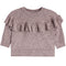 Ruffle Peasant Sweatshirt - Denny's