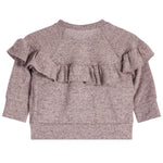 Ruffle Peasant Sweatshirt - Denny's