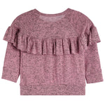 Peasant Ruffle Sweatshirt - Denny's