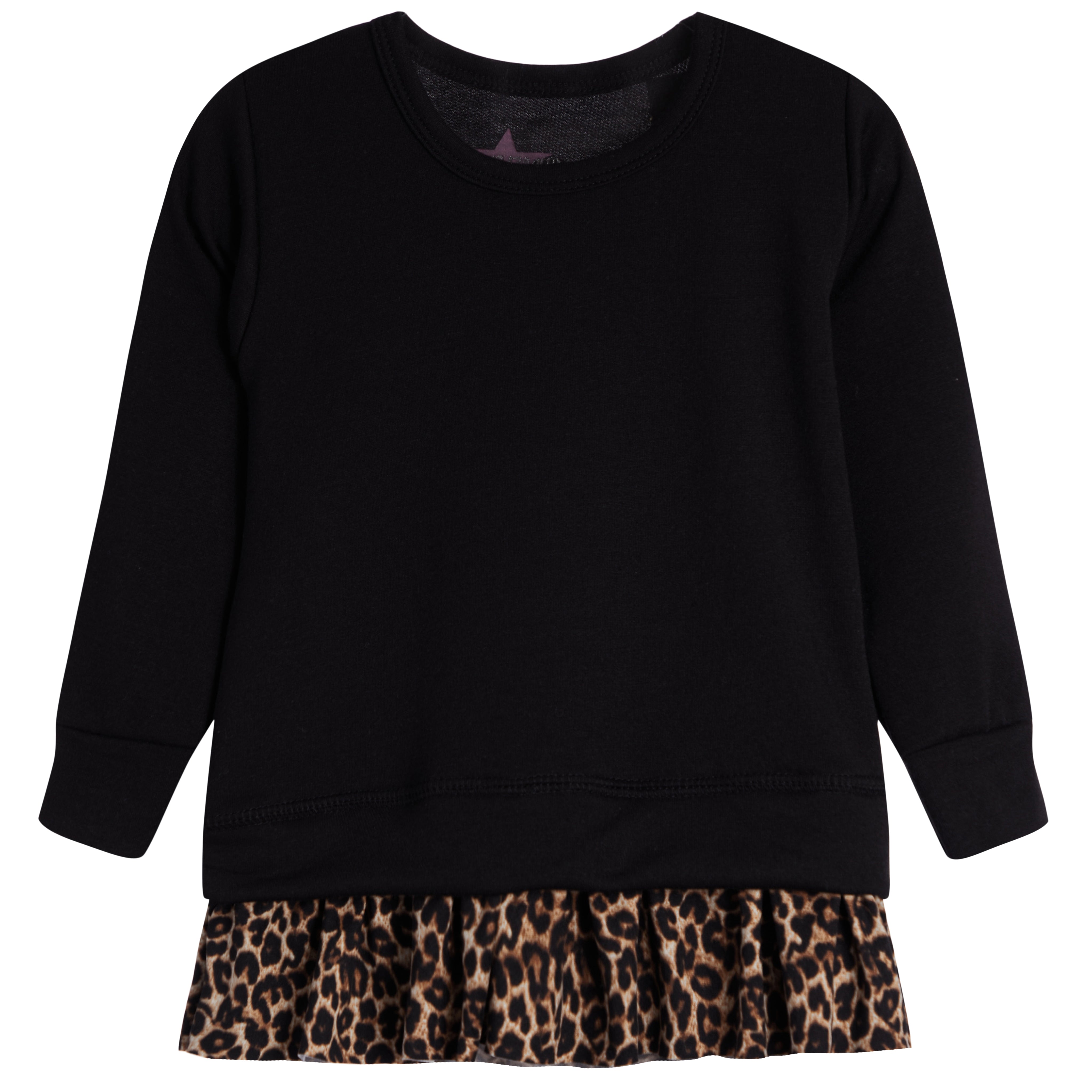 Leopard Ruffle Sweatshirt - Denny's