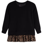 Leopard Ruffle Sweatshirt - Denny's