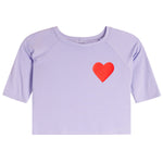 3/4 Sleeve Red Heart Top - Denny's