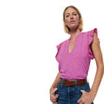 Constance V-Neck Top - Denny's