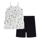 3 Tier Daisy Ruffle Tank & Bike - Denny's