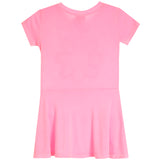 Short Sleeve Dress With Flower Bandana