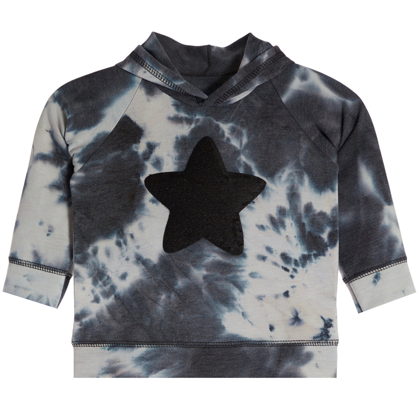 Star Patch Tie Dye Hoodie - Denny's