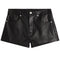 Rock Star Pleather Short - Denny's