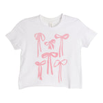 Allover Pink Bow Tee - Denny's