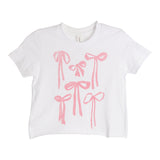 Allover Pink Bow Tee - Denny's