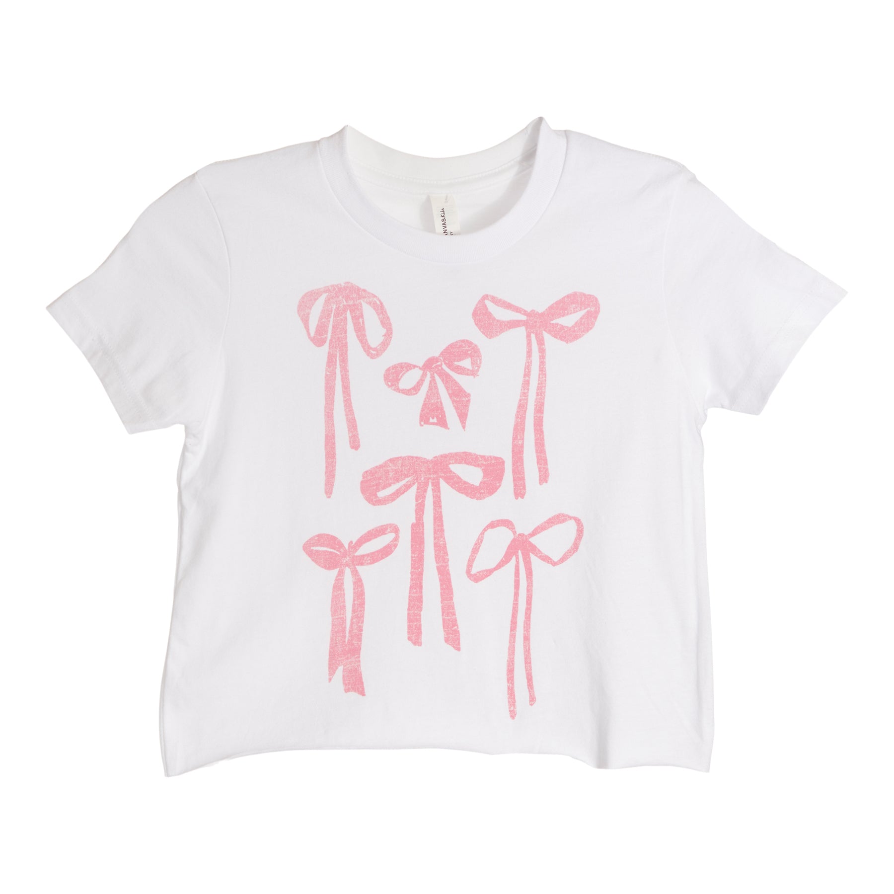 Allover Pink Bow Tee - Denny's