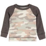 Hacci Raglan Camo Sweatshirt