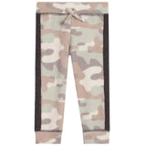 Camo Charcoal Side Stripe Jogger
