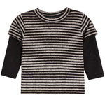 2fer Stripe Hacci Tee - Denny's