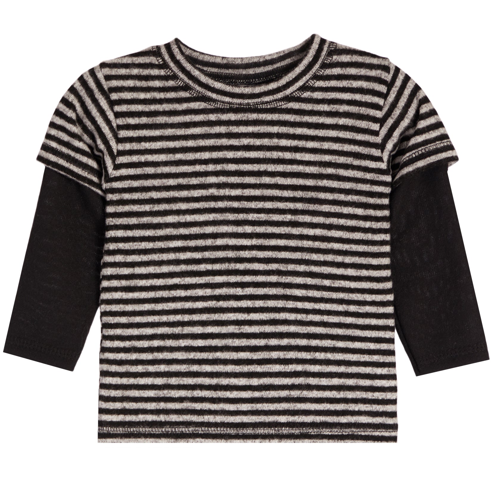 2fer Stripe Hacci Tee - Denny's