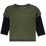 Speckle 2fer With Rib Sleeves - Denny's