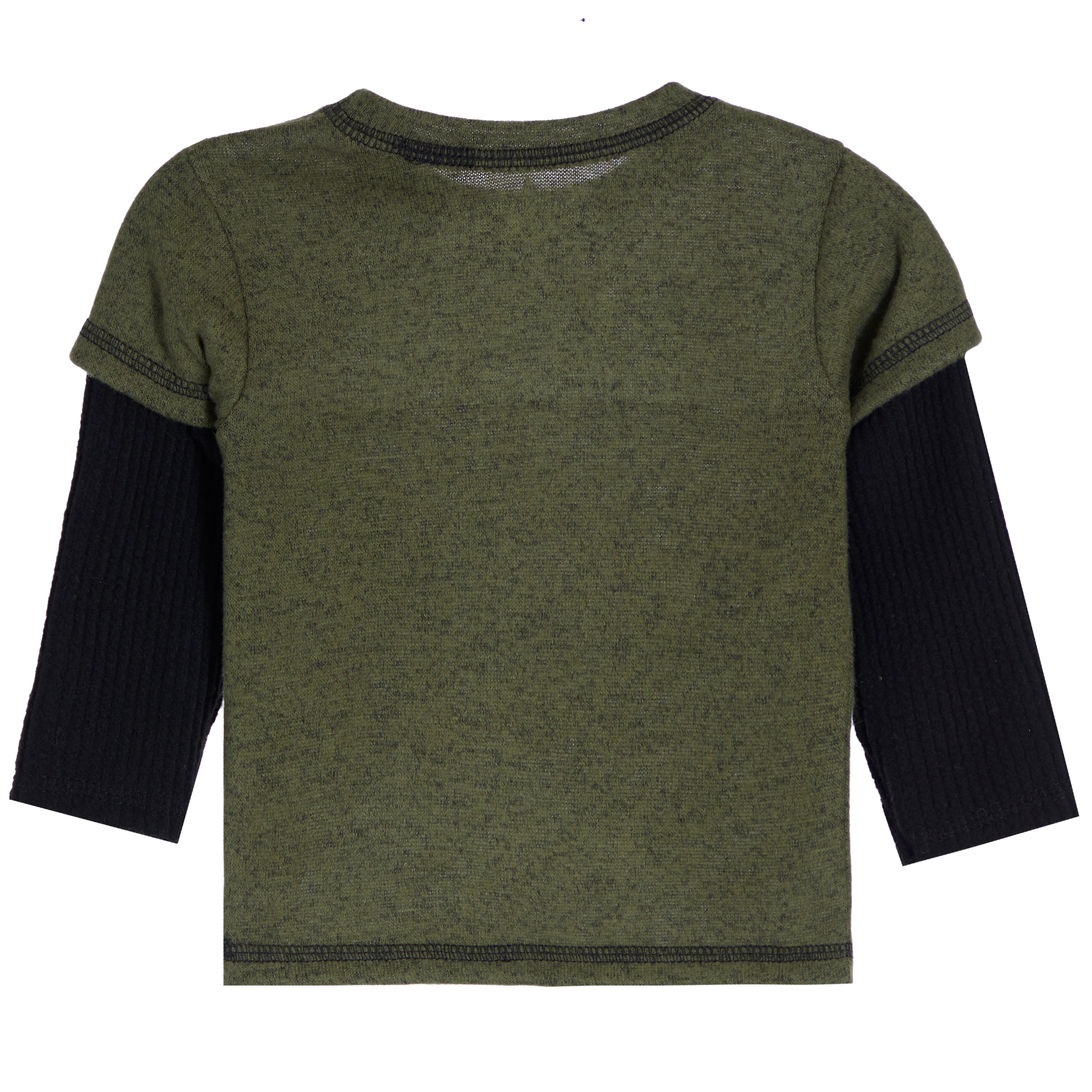 Speckle 2fer With Rib Sleeves - Denny's