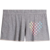 Rib Short With Heart Ombre