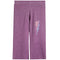Purple heather kid's pants with a colorful lightning bolt graphic on the left leg, shown flat against a white background.