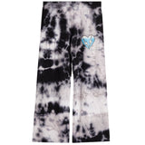 Bolt Heart Tie Dye Cloud Wide Leg Pant
