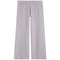 Light gray heathered wide-leg lounge pants with an elastic waistband, shown flat against a white background.