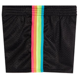 Mesh Short With Neon Stripe