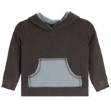 Colorblock Kangaroo Pocket Hoodie