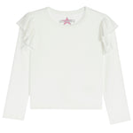 Hacci Ruffle Sleeve Shirt - Denny's
