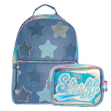 Denim Stars Large Backpack - Denny's